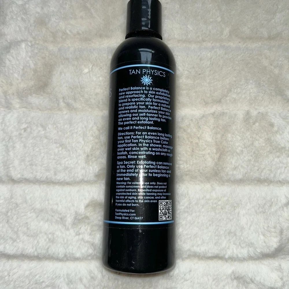 NEW Tan Physics Perfect Balance Pre-Tan Exfoliant Sunless Tanning Exfoliant 8 OZ